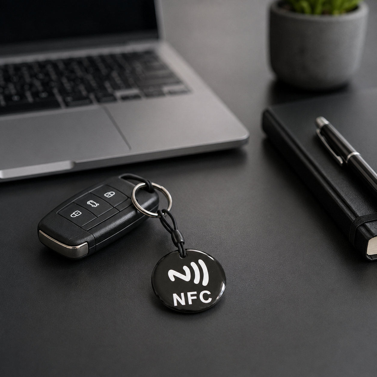 NFC ключодържател за дигитална визитка